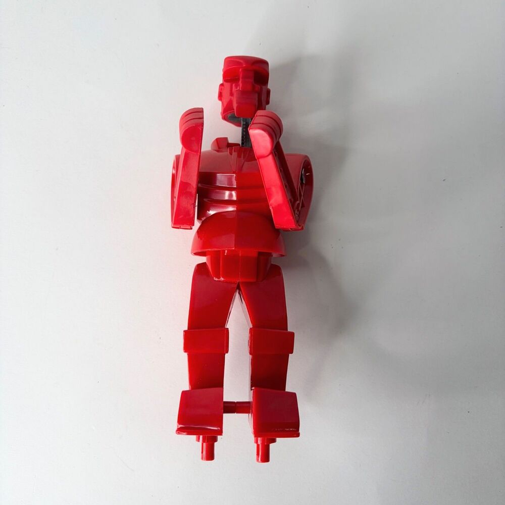 Rock 'Em Sock 'Em Robots Game Mattel 2001 Part Replacement Red Robot